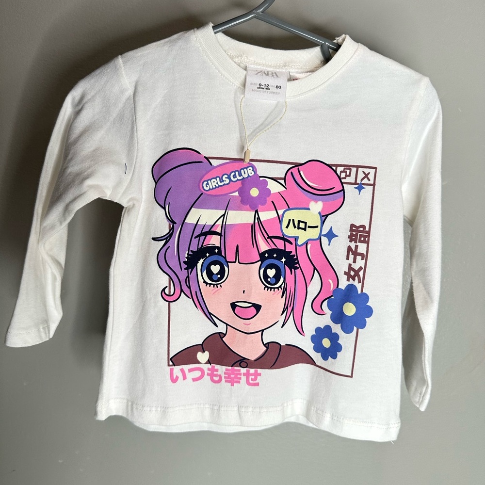 Zara anime toddler top